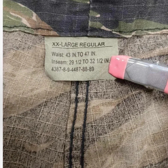 ROTHCO Vintage  Paratrooper Fatigues Tiger Stripe Camo Tactical Pants Size XXL - Picture 8 of 14